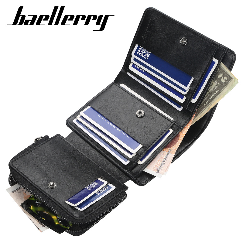 Bifold Leather Wallet - 새로운 PU 가죽 남성 지갑 고품질