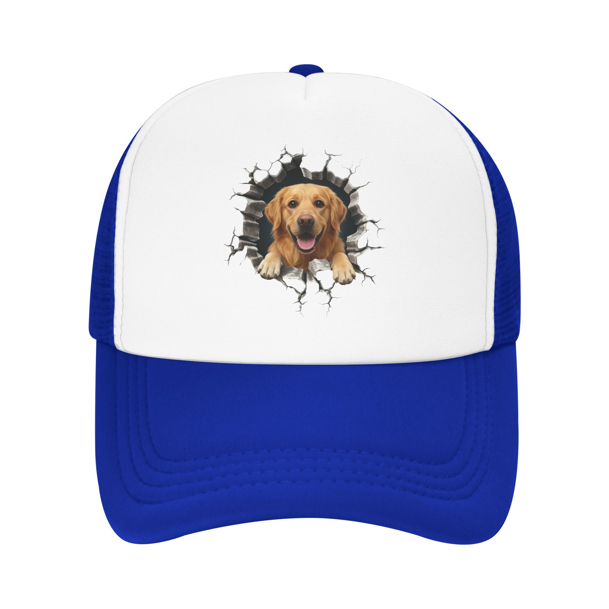 Hat Snapback Cap - 브레이킹 스루 골든 리트리버 야구 모자