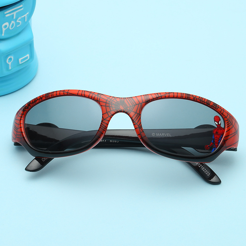 Men Accessories For Beach - 일반 어린이 스파이더맨 만화 선글라스 Uv400