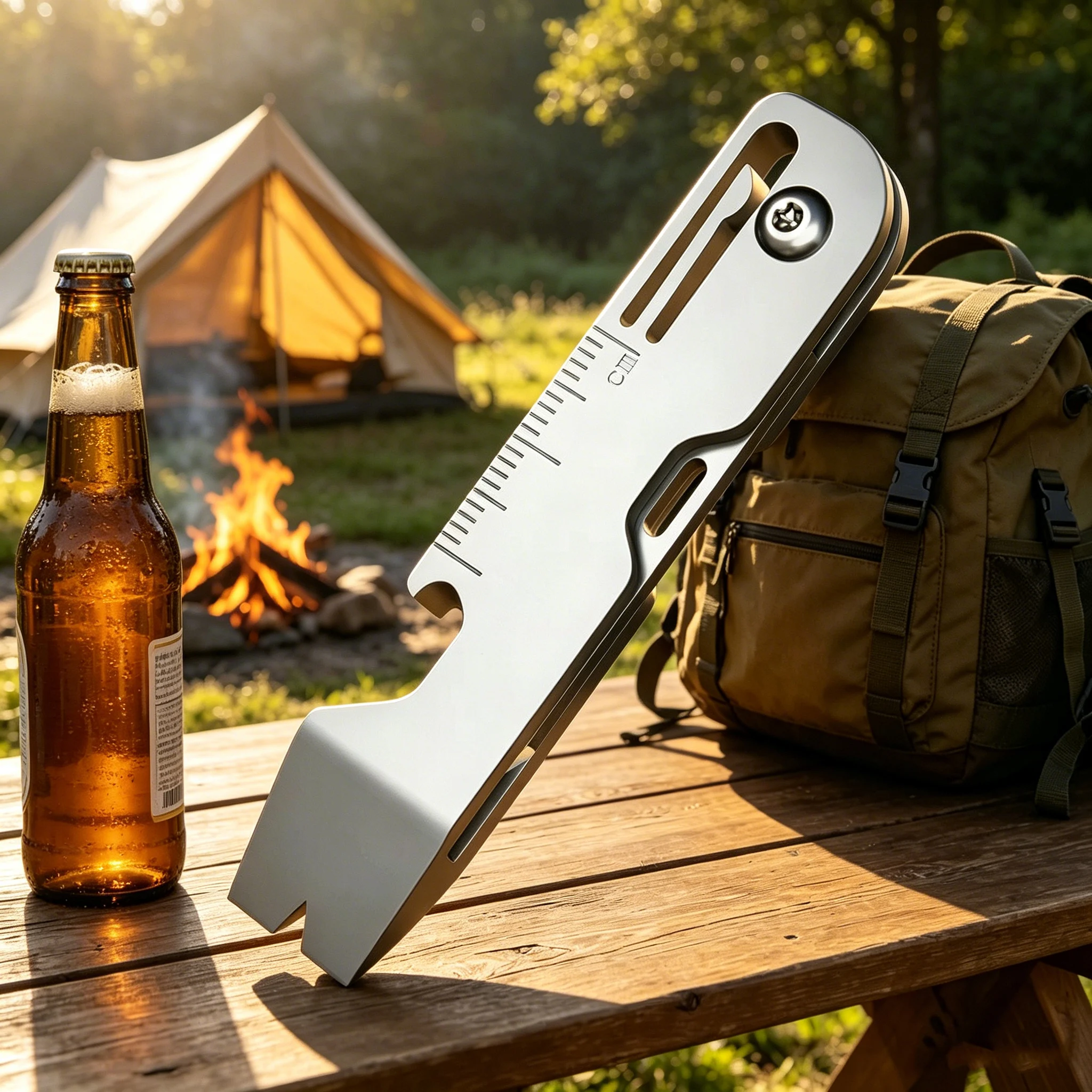 Keychain Multi Tool - 티타늄 합금 다기능 키체인 접이식 나이프