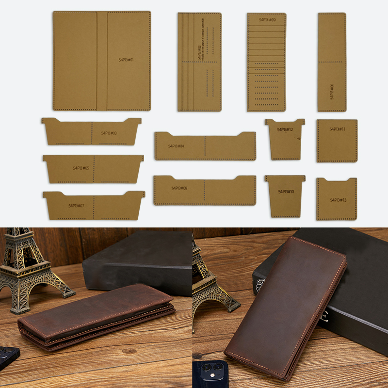 Bifold Leather Wallet - YOMDID 긴 접이식 지갑 만들기, 크래프트