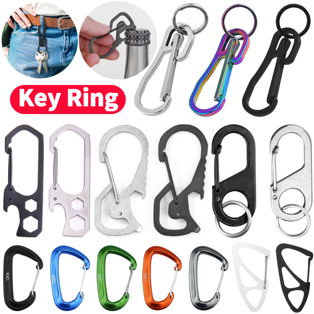Keychain Multi Tool - 열쇠 고리 Carabiner 야외 등산 키