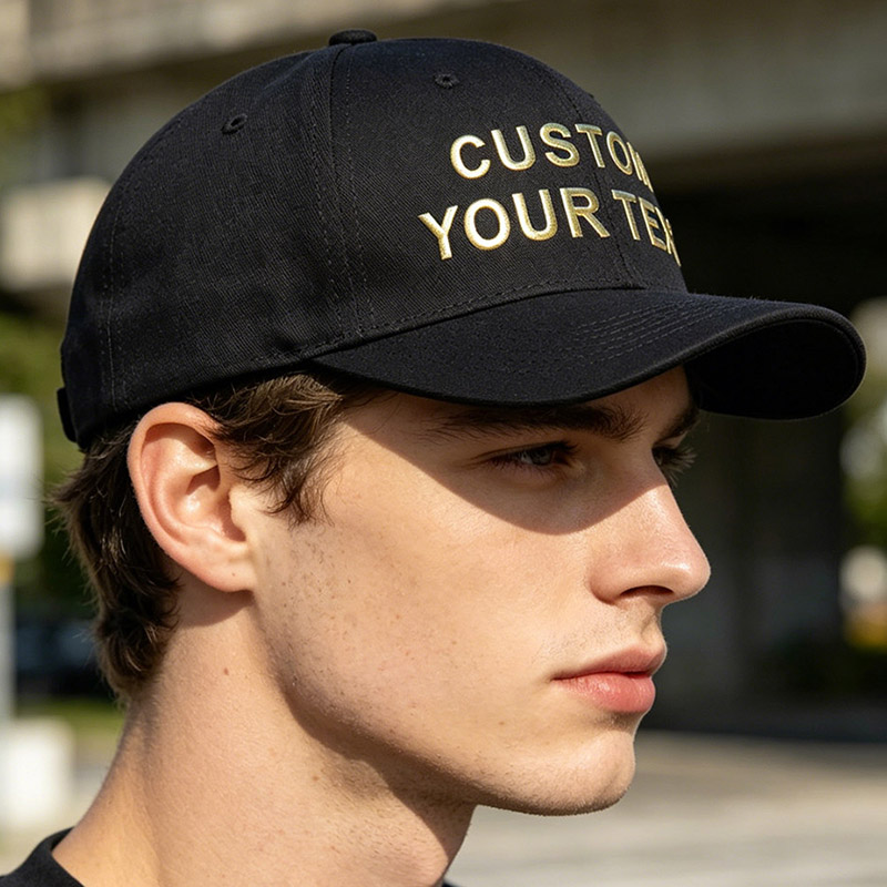 Hat Snapback Cap - 커스텀 3D 텍스트 햇 트러커 캡