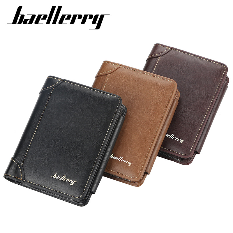 새로운 PU 가죽 남성 지갑 고품질 지퍼 짧은 Desi - Bifold Leather Wallet 리뷰 및 가격