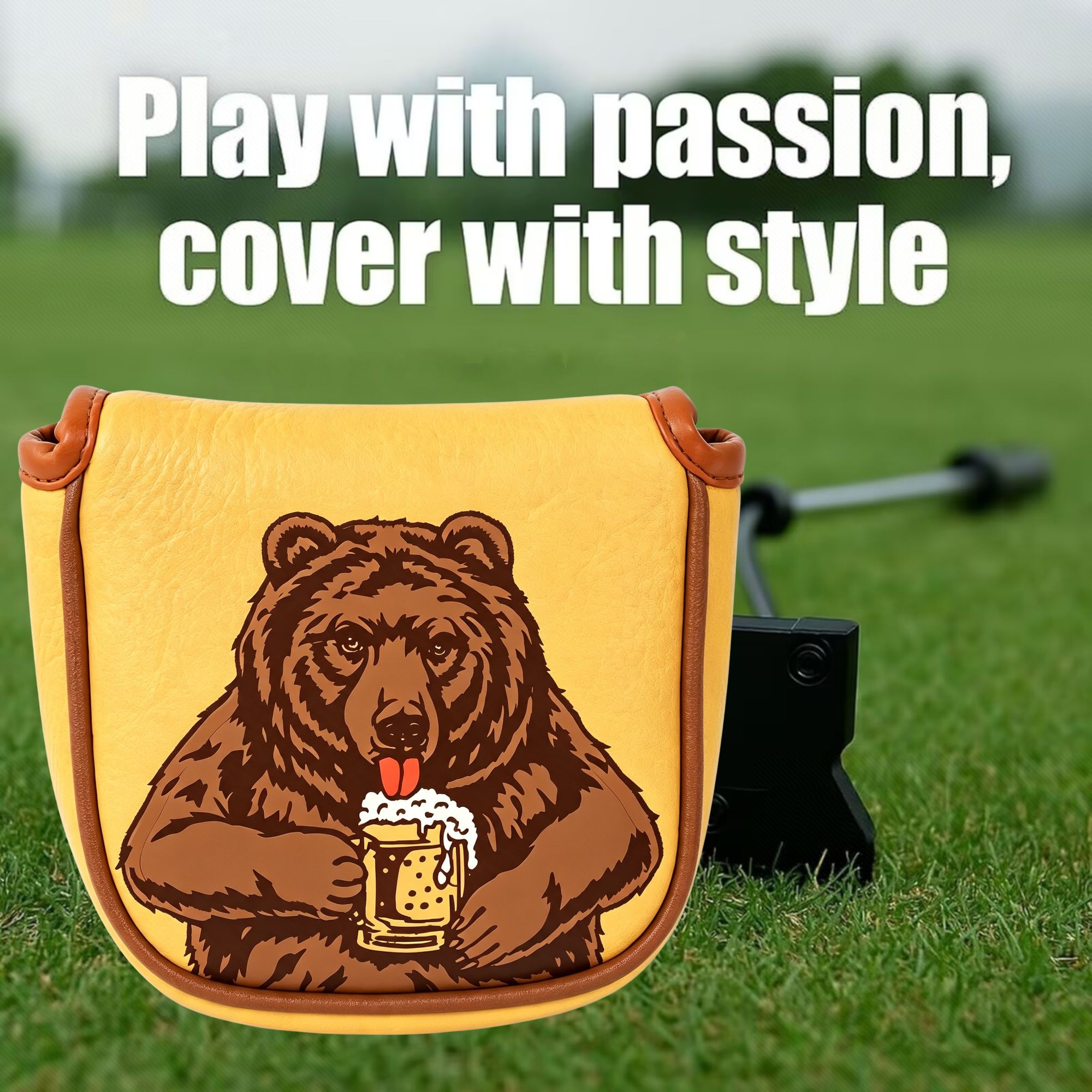 대부분의 브랜드에 적합한 맥주곰 디자인의 해골 자수 골 - Men'S Accessories Golf 리뷰 및 가격