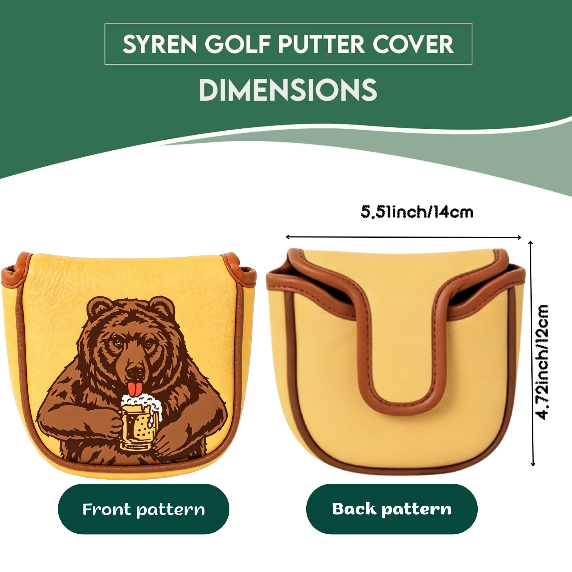 대부분의 브랜드에 적합한 맥주곰 디자인의 해골 자수 골 - Men'S Accessories Golf 리뷰 및 가격