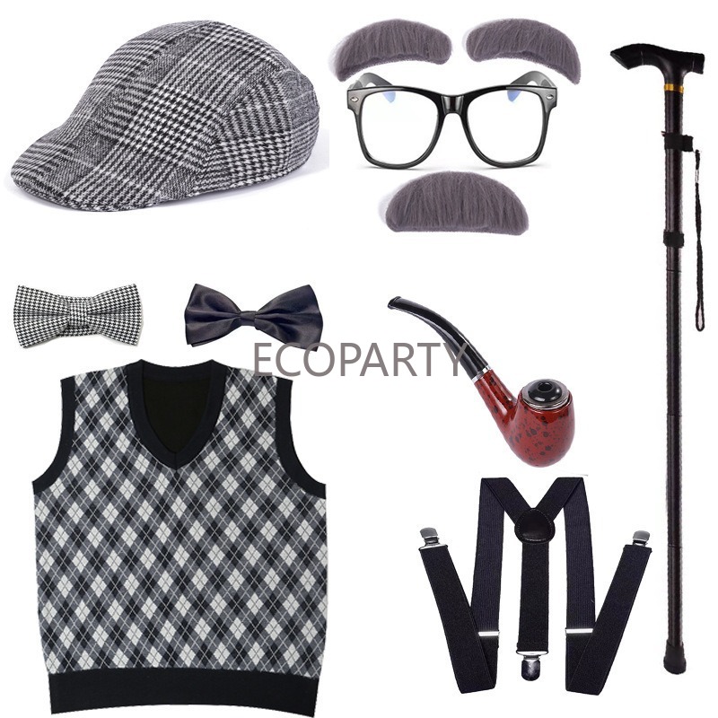 2024년 신규 어린이 100일 학교 소년 할로윈 할아 - Men Accessories Hat 리뷰 및 가격