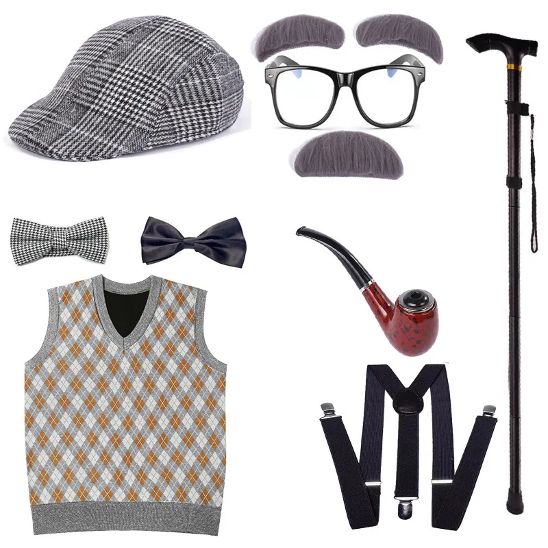 2024년 신규 어린이 100일 학교 소년 할로윈 할아 - Men Accessories Hat 리뷰 및 가격