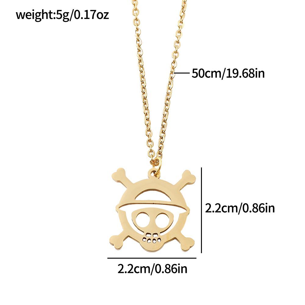 애니메이션 해골 합금 속이 빈 펜던트 목걸이 일본 만화 - Men Accessories Pendant 리뷰 및 가격