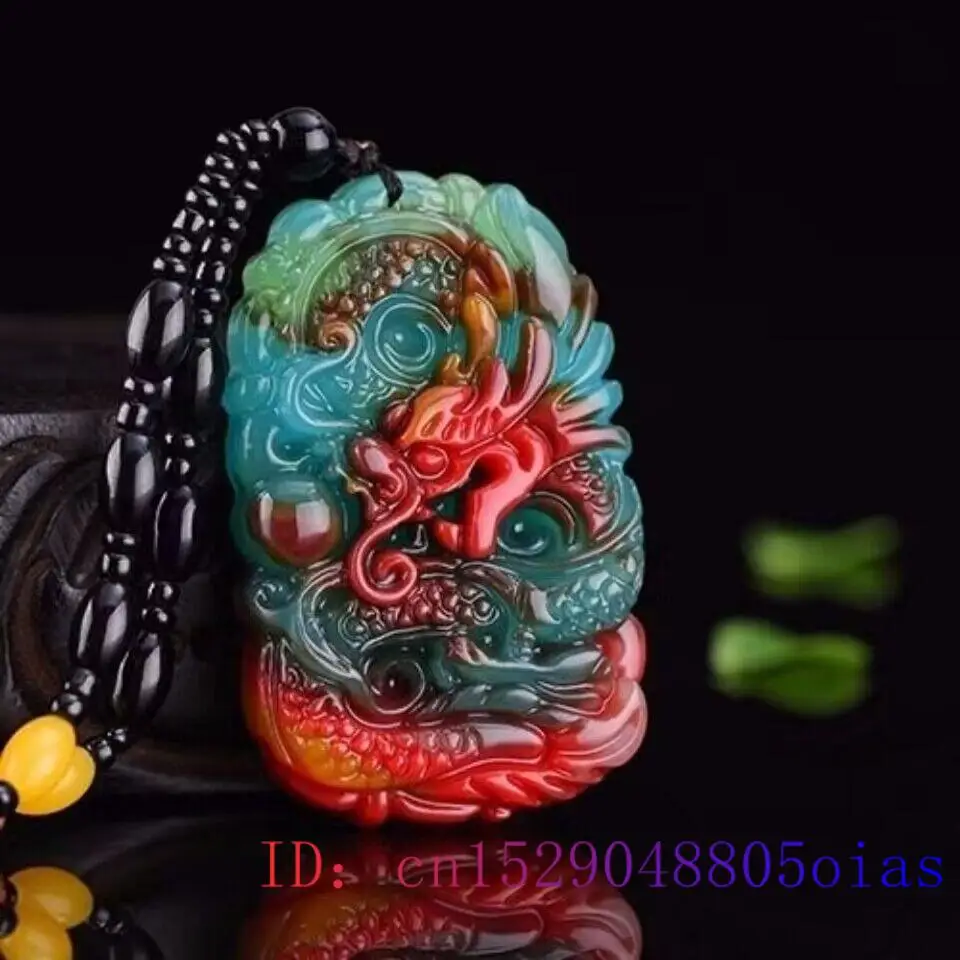 진짜 옥 드래곤 펜던트 목걸이 펜던트 보석 매력 선물  - Men Accessories Pendant 리뷰 및 가격