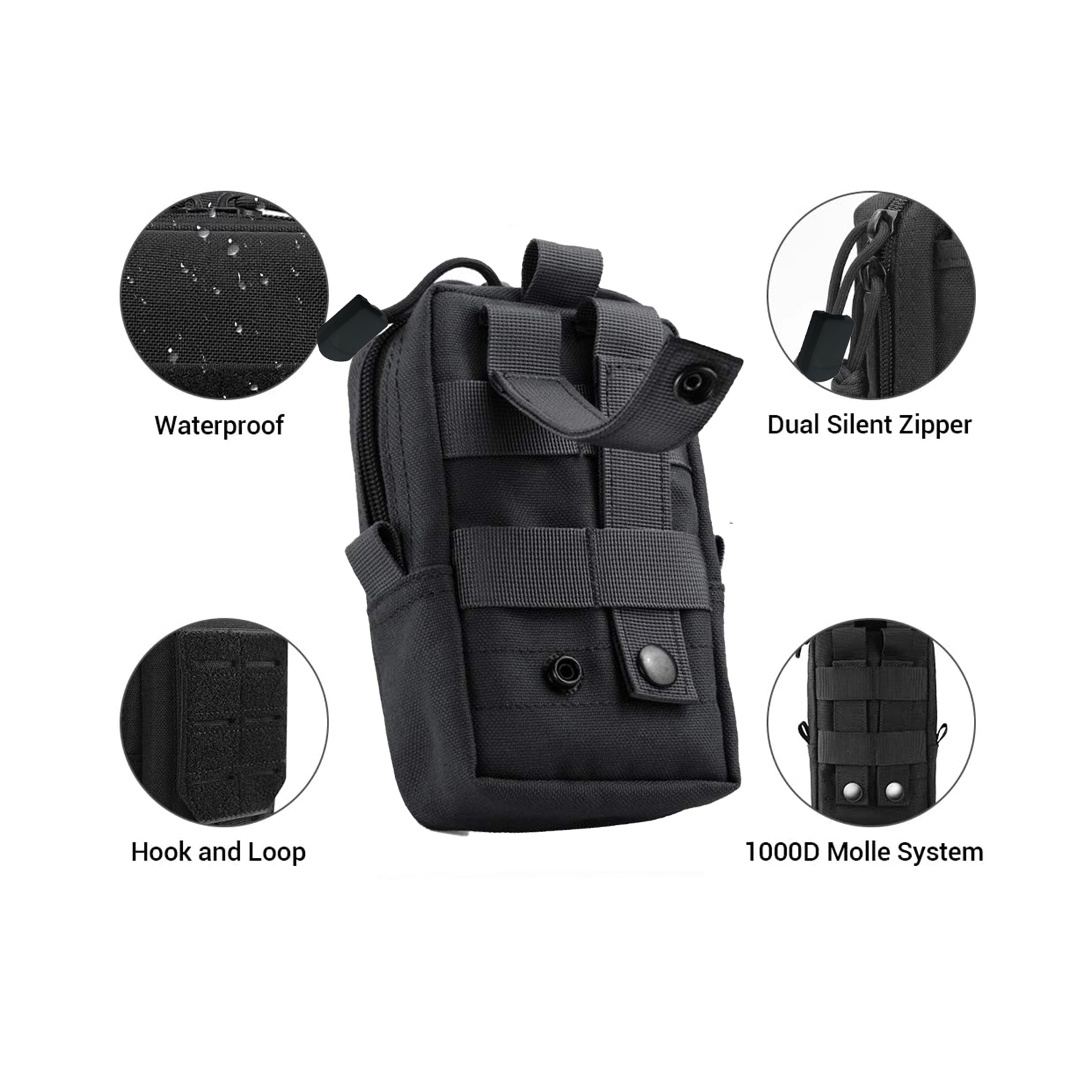 남성용 전술 몰리 파우치, 허리 가방, 야외 EDC 도 - Men Accessories Bag 리뷰 및 가격