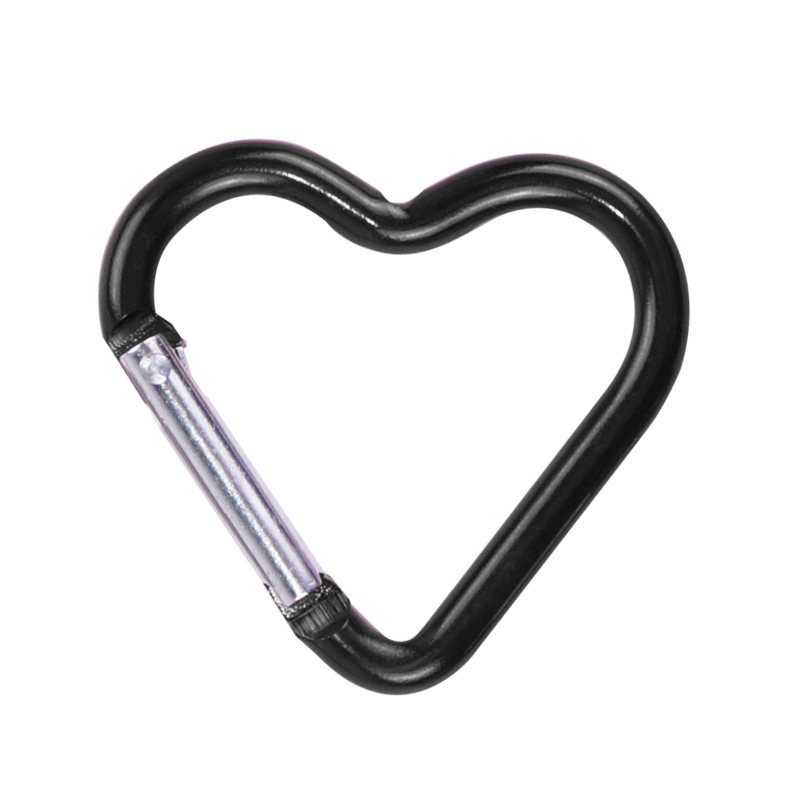 1 Pcs 하트 모양의 알루미늄 Carabiner 열쇠 - Keychain Multi Tool 리뷰 및 가격