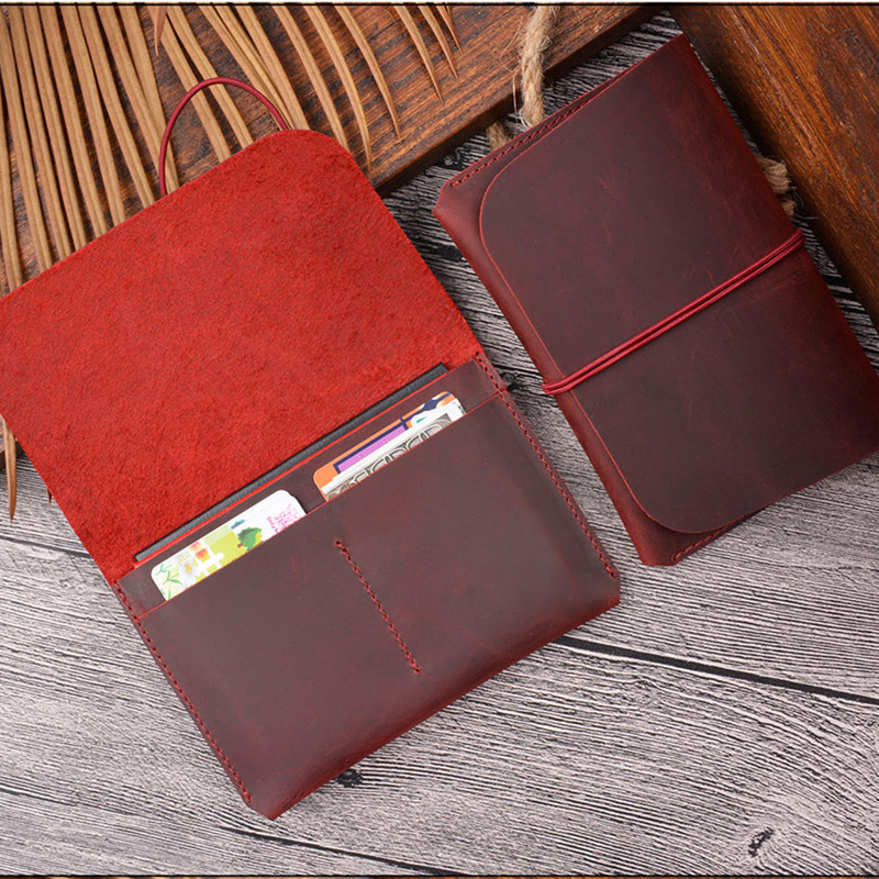 수제 최고급 소가죽 여권 지갑 심플 문서 가방 레트로  - Bifold Leather Wallet 리뷰 및 가격