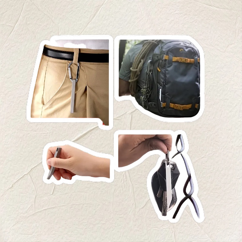 헤비 듀티 크로우 바 키 체인 Prybar 작은 내구성 - Keychain Multi Tool 리뷰 및 가격