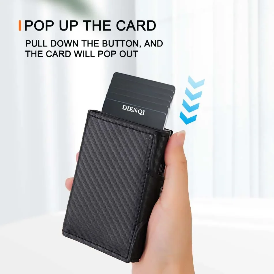 남성용 RFID 차단 팝업 지갑, 지퍼 동전 포켓이 있 - Bifold Leather Wallet 리뷰 및 가격