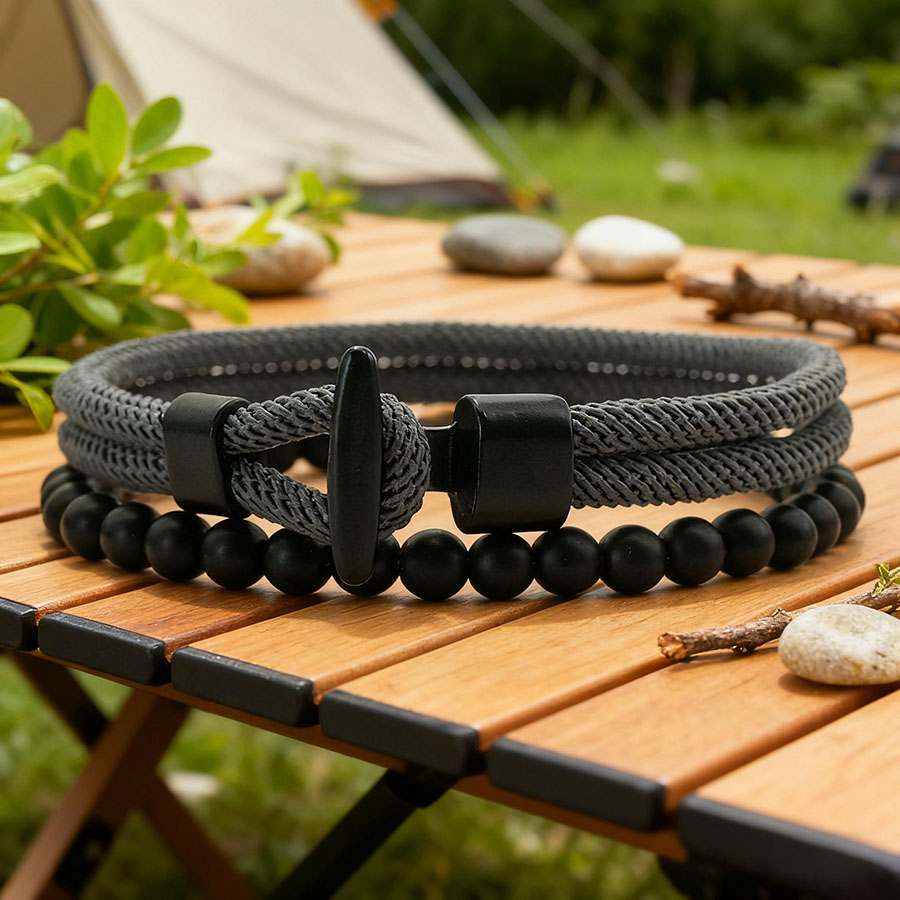 유니크 앵커 2개 세트 남성 팔찌 의류 액세서리 6mm - Men'S Vacation Accessories 리뷰 및 가격