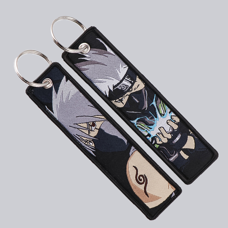 애니메이션 나루토 자수 열쇠고리 멋진 키 태그 여성용  - Men Accessories Gift Set 리뷰 및 가격