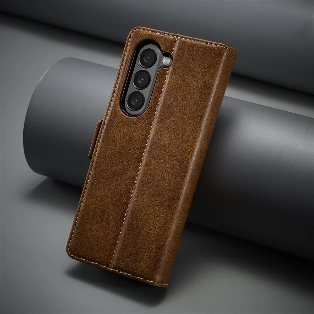 삼성 갤럭시 Z 폴드 7 6 5 4 3 폴드7 폴드6  - Bifold Leather Wallet 리뷰 및 가격