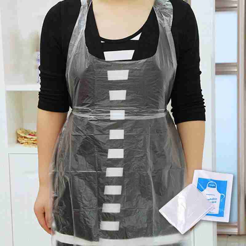 20PCS 일회용 주방 앞치마 플라스틱 방수 앞치마 남 - Men Accessories Bag 리뷰 및 가격