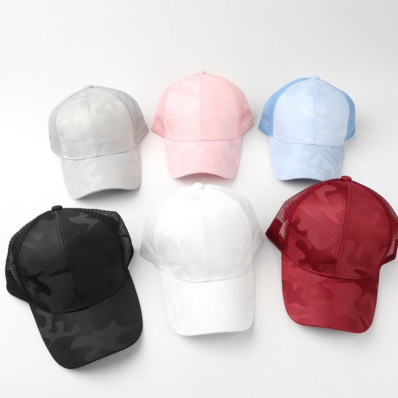 맞춤형 로고 인쇄 여름 통기성 메쉬 위장 썬햇 야구 모 - Hat Snapback Cap 리뷰 및 가격