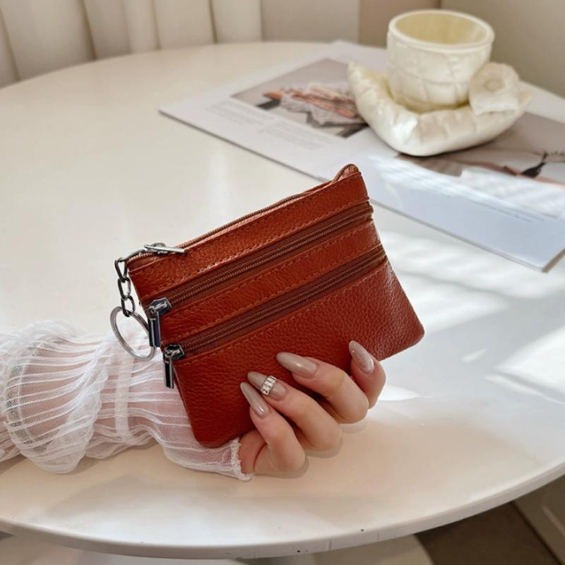 PU 가죽 휴대용 동전 지갑 키체인 방수 지퍼 내마모성 - Coin Holder Men 리뷰 및 가격