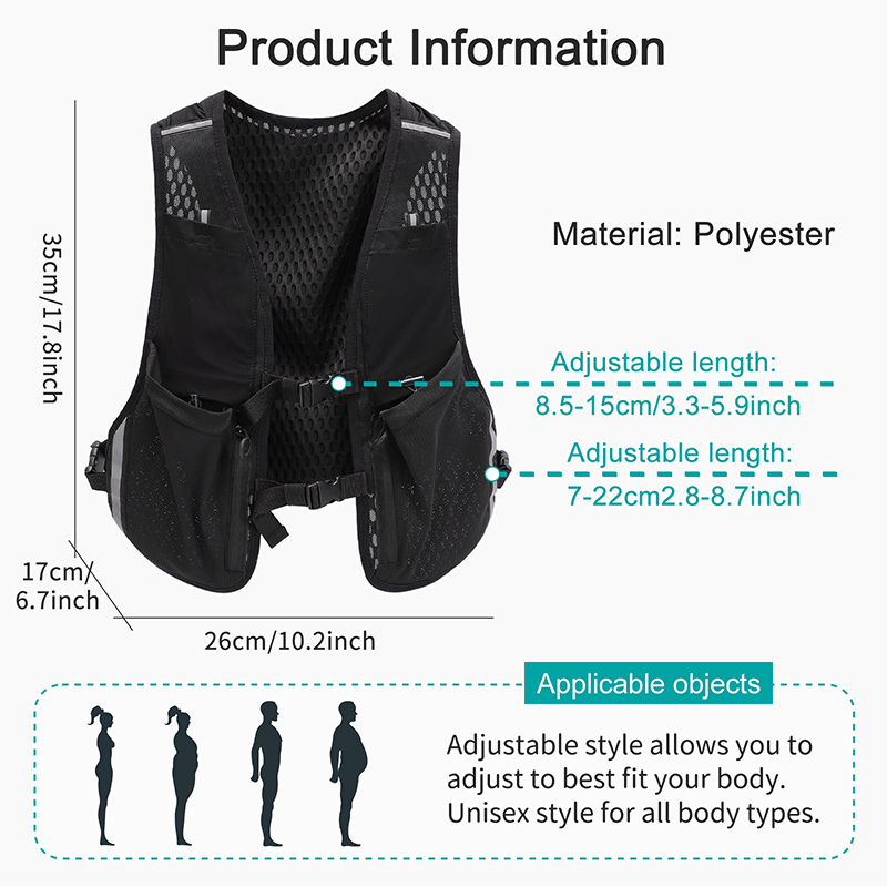 TINYAT 반사 다기능 조끼 가방 남성용 여성용 스포 - Men Accessories Bag 리뷰 및 가격