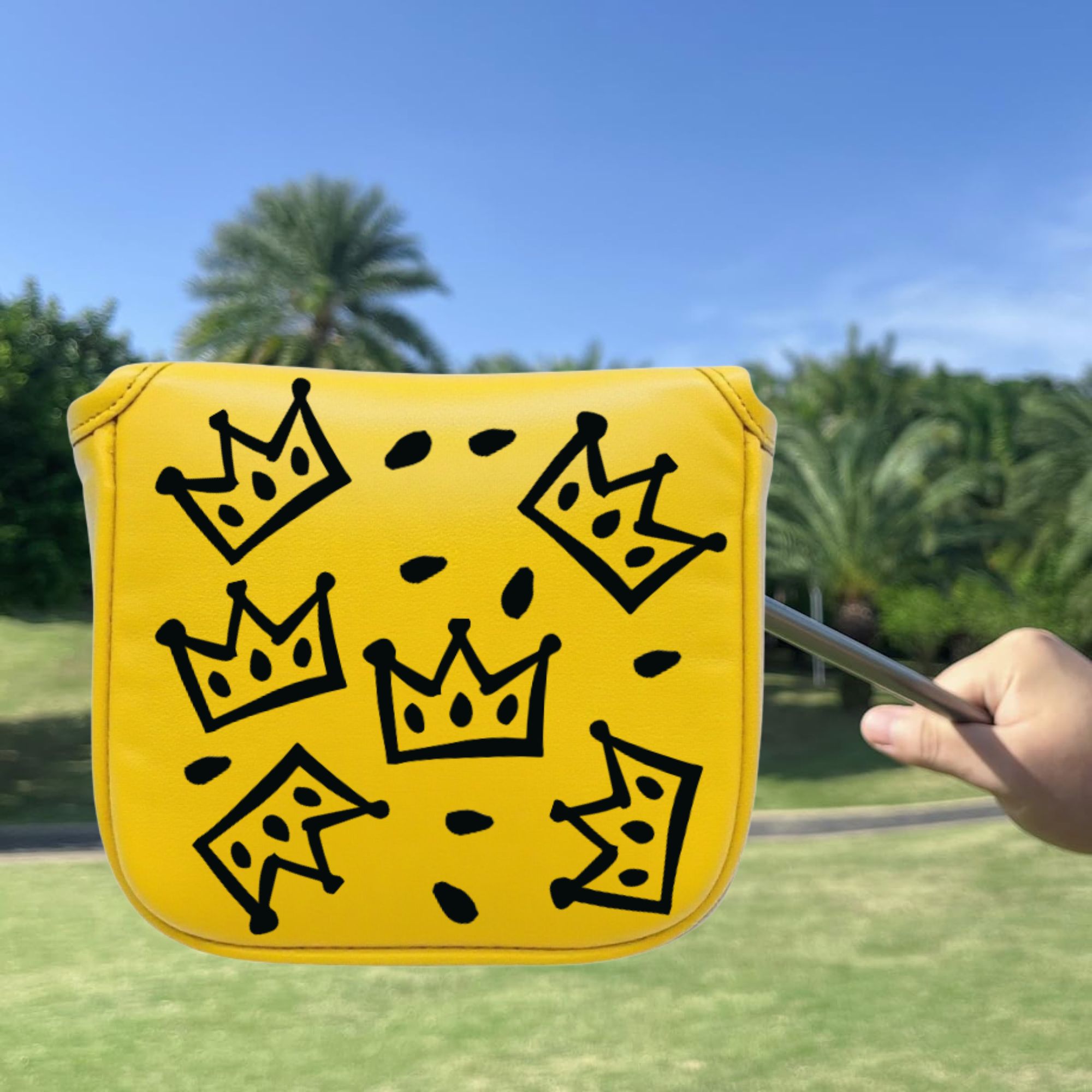 재미있는 골프 말렛 퍼터 크라운 디자인, 골프 퍼터 커 - Men'S Accessories Golf 리뷰 및 가격