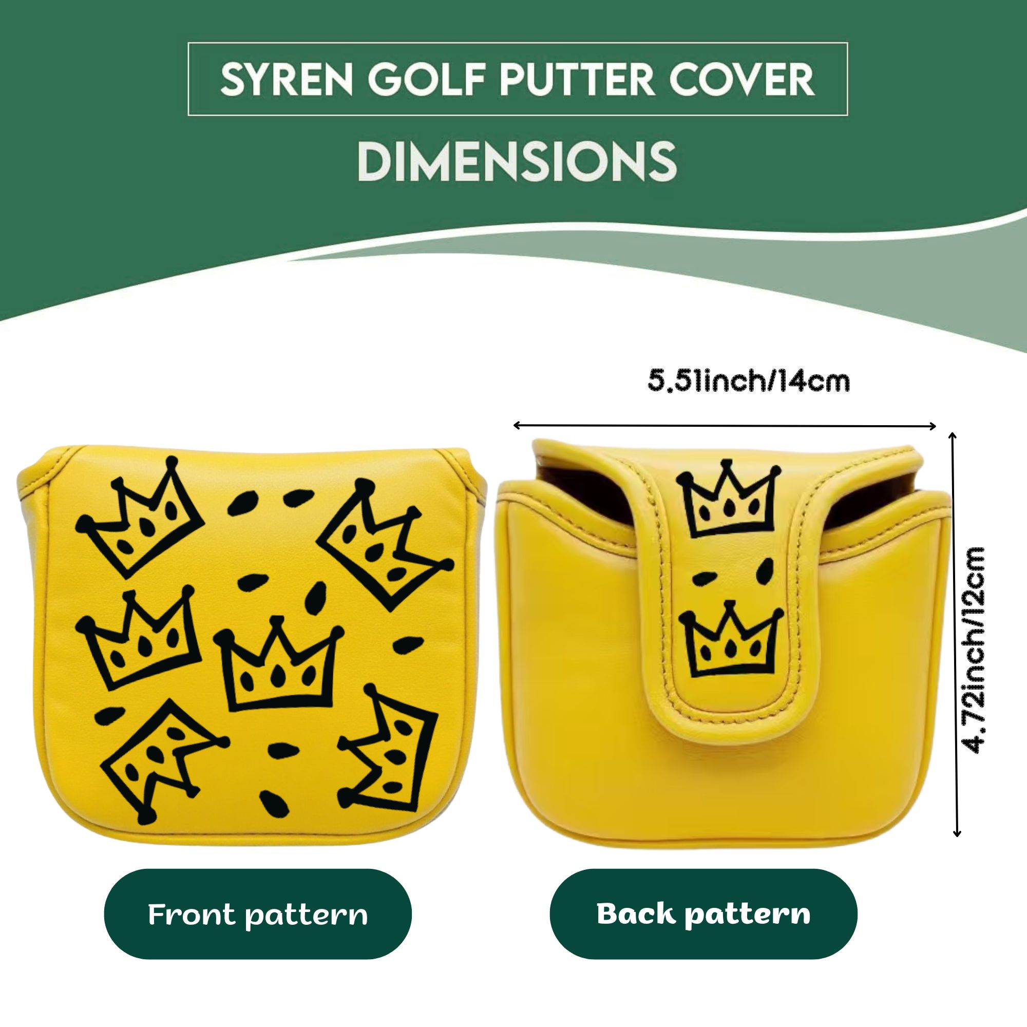 재미있는 골프 말렛 퍼터 크라운 디자인, 골프 퍼터 커 - Men'S Accessories Golf 리뷰 및 가격