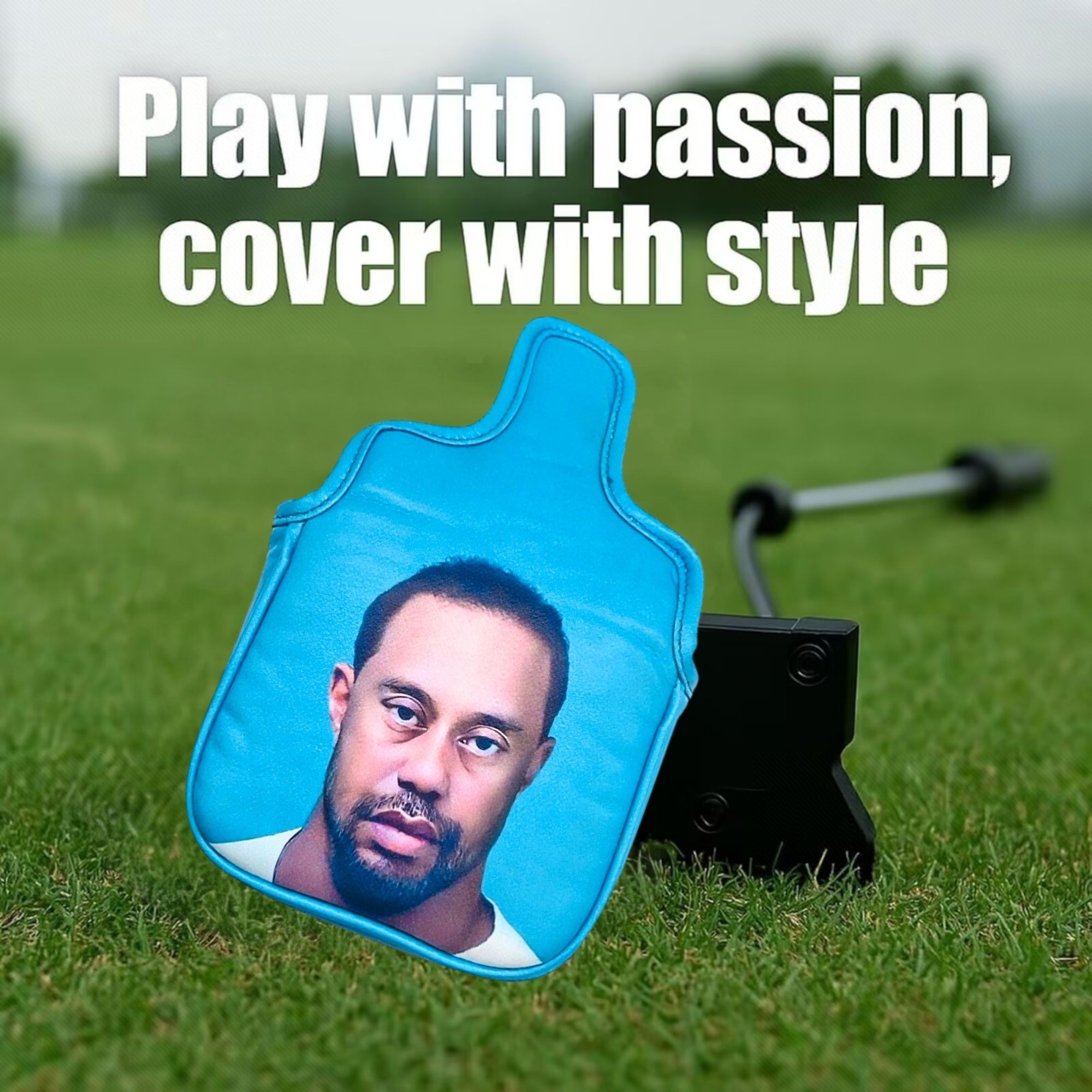 재미있는 골프 말렛 퍼터 헤드 커버 골프 선물, 남녀  - Men'S Accessories Golf 리뷰 및 가격