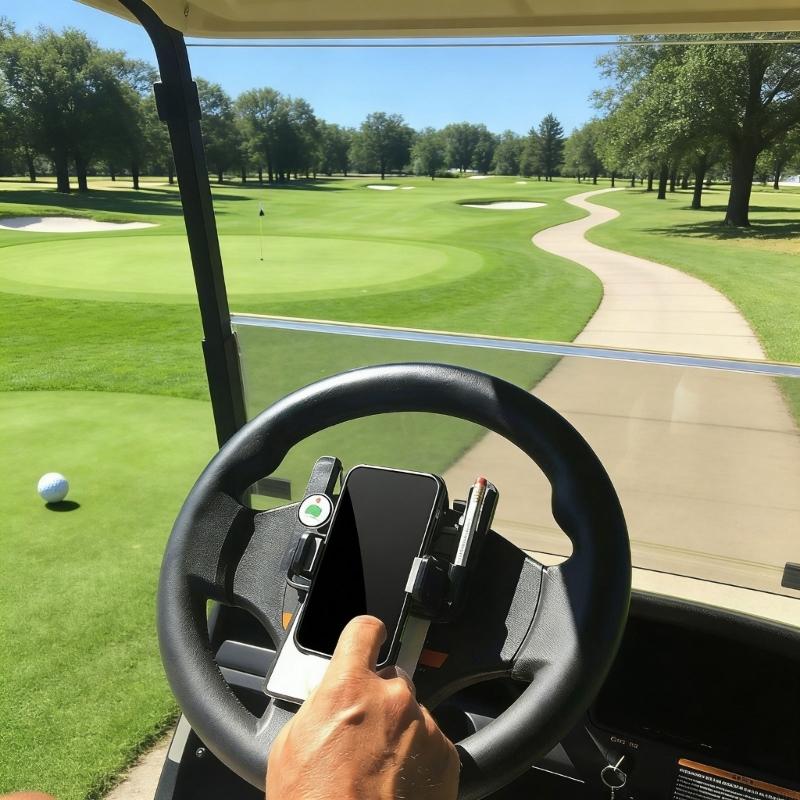 골프 카트 스티어링 휠 폰 마운트, 클럽 카 골프 카트 - Men'S Accessories Golf 리뷰 및 가격