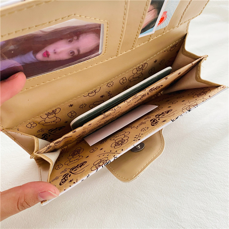 스누피 만화 지갑 PU 가죽 이중 접이식 긴 짧은 지갑 - Bifold Leather Wallet 리뷰 및 가격
